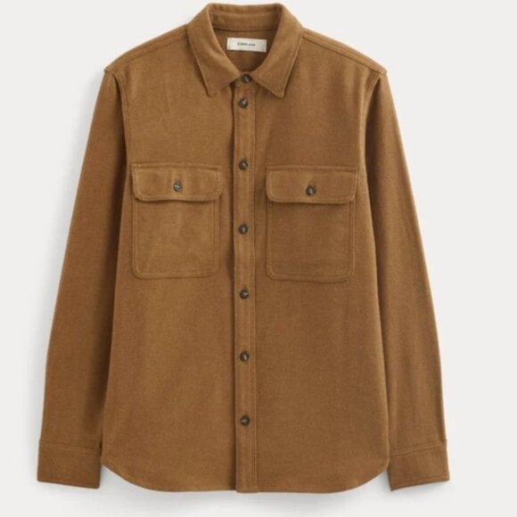 Everlane Men's Heavyweight Brown Shirt Jacket Size Small - Picture 7 of 7